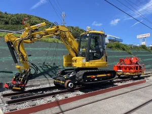 伐採システム編成前景